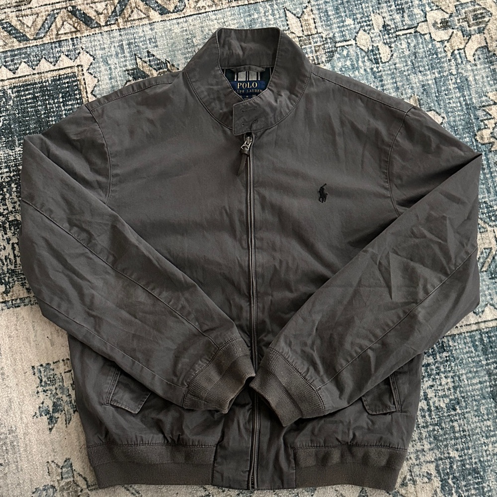 Polo by Ralph Lauren Men's Charcoal Bomber Jacket